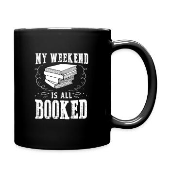 Reader Design for a Reading Fan - Full Colour Mug - black - Right