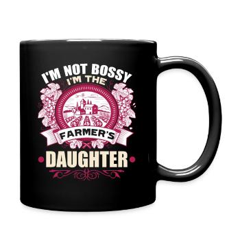 Fière fille du fermier - Mug uni - noir - Droite