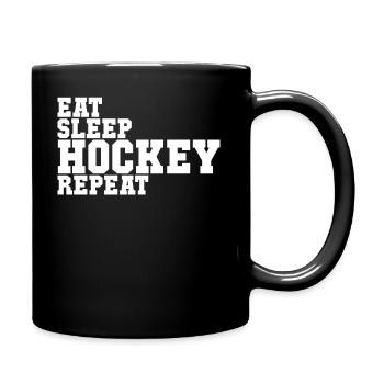 Sport de hockey - Mug uni - noir - Droite