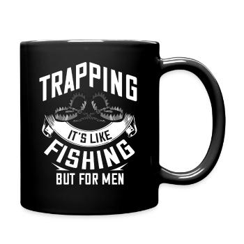 Trappeur trappeur de fourrures trappeurs piégeage - Mug uni - noir - Droite