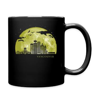 VANCOUVER Moon Light Nuit Etoiles Skyline - Mug uni - noir - Droite