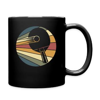 Table tennis team retro - Full Colour Mug - black - Right