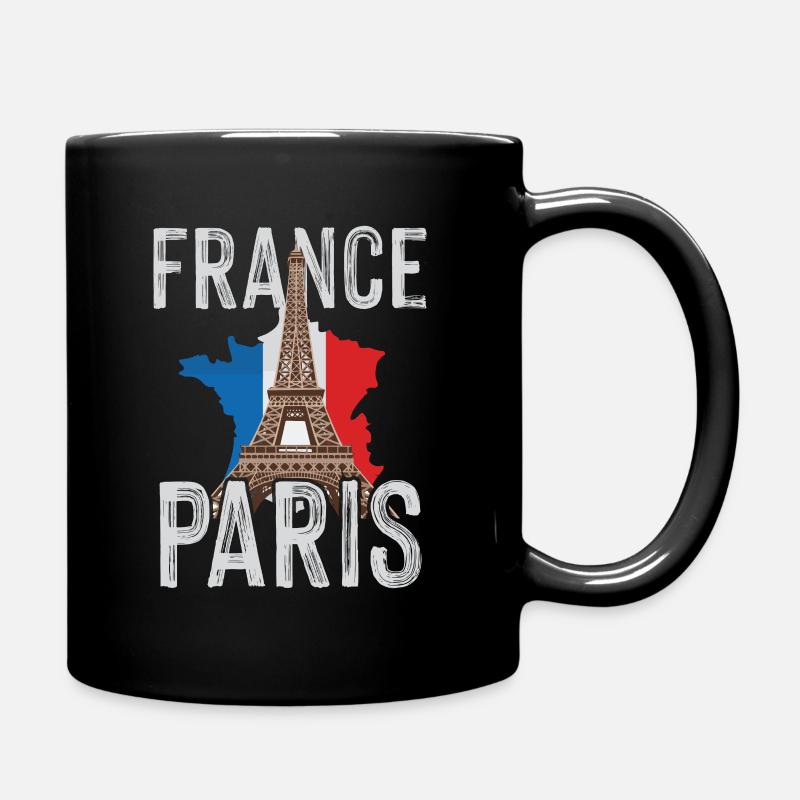 Frankreich Paris Eiffelturm Französisch - Tasse einfarbig - Schwarz