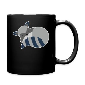 Raton laveur animaux mignons ratons laveurs ratons laveurs - Mug uni - noir - Droite