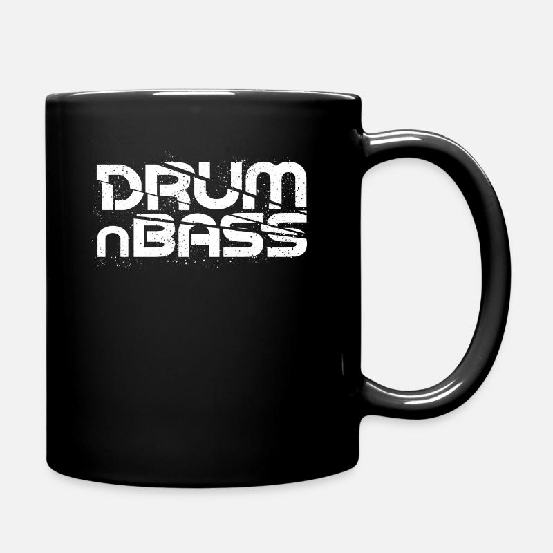 Drum N Bass DNB Drum & Bass Rave Dubstep Electro - Mug uni - noir