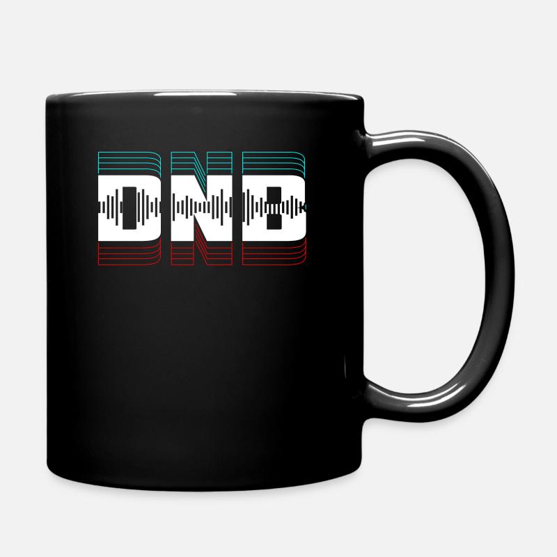Drum N Bass DNB Drum & Bass Rave Dubstep Electro - Mug uni - noir