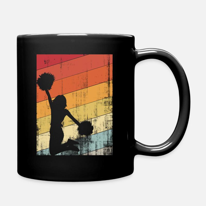 Cheerleading-Jubel - Tasse einfarbig - Schwarz