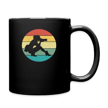 Photography Photographer Woman Retro Vintage Gift - Tasse einfarbig - Schwarz - Rechts