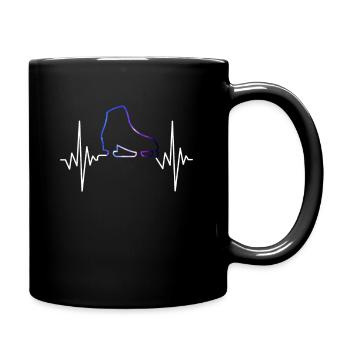 Patinage artistique cadeau fille patineuse artistique - Mug uni - noir - Droite