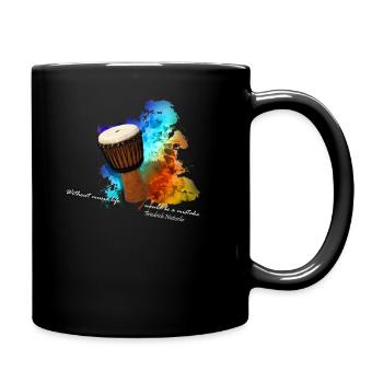 djembe - Mug uni - noir - Droite