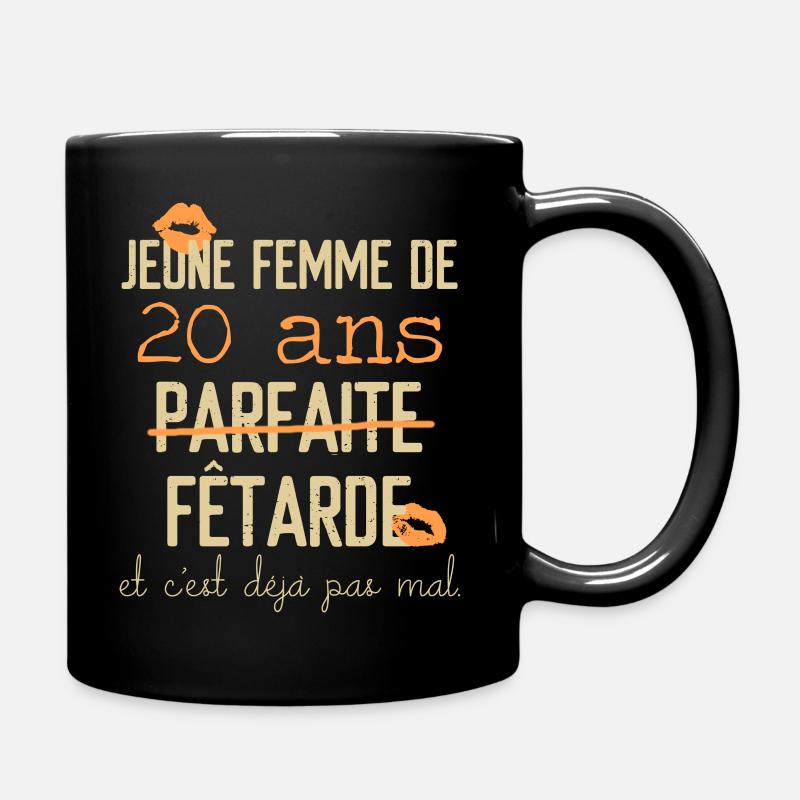 Anniversaire 20 ans - Mug uni - noir