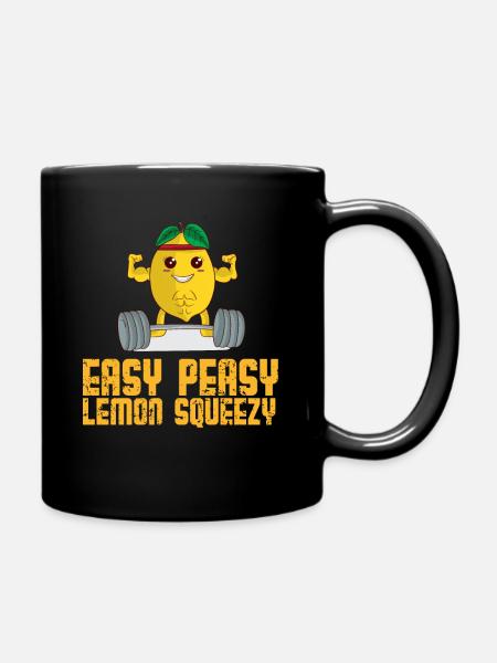 Poids de gymnastique Easy Peasy Lemon Squeezy Hometrainig - Mug uni - noir