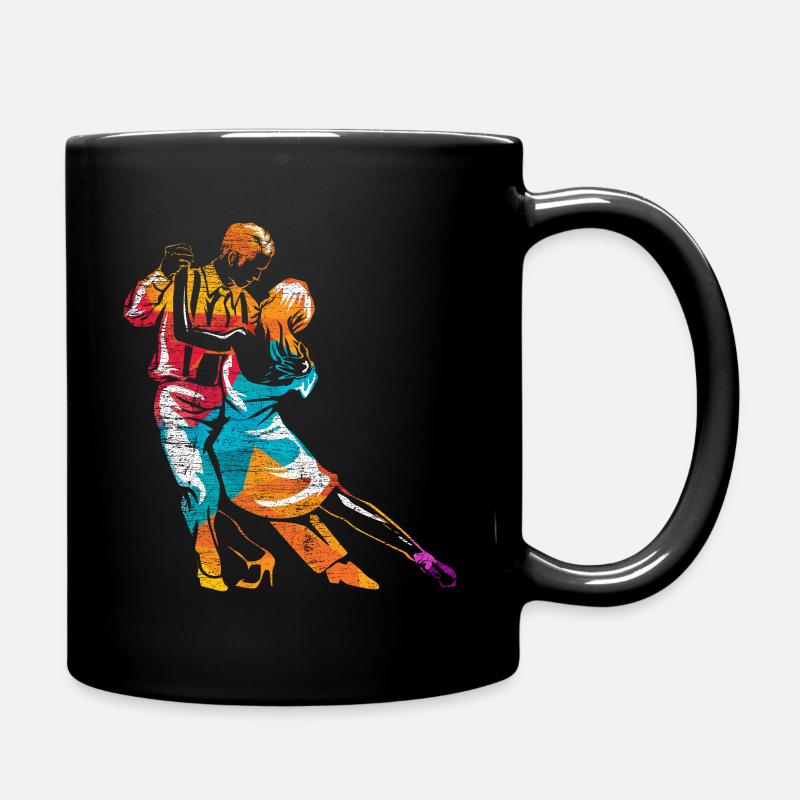 Tango-Tanz - Tasse einfarbig - Schwarz