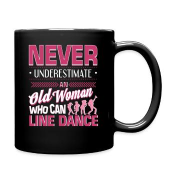 Linedance Western Riverdance Danser idée cadeau - Mug uni - noir - Droite
