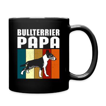 Bull Terrier Dad | Cadeau Bull Terrier - Mug uni - noir - Droite