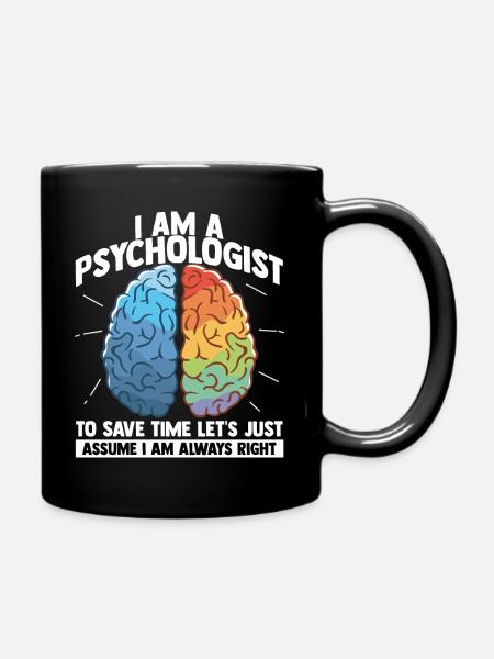 Psychologie Cerveau Psychobilly Freud Thérapeute - Mug uni - noir