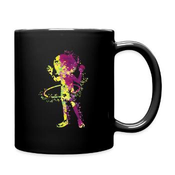 hulahoop - Tasse einfarbig - Schwarz - Rechts