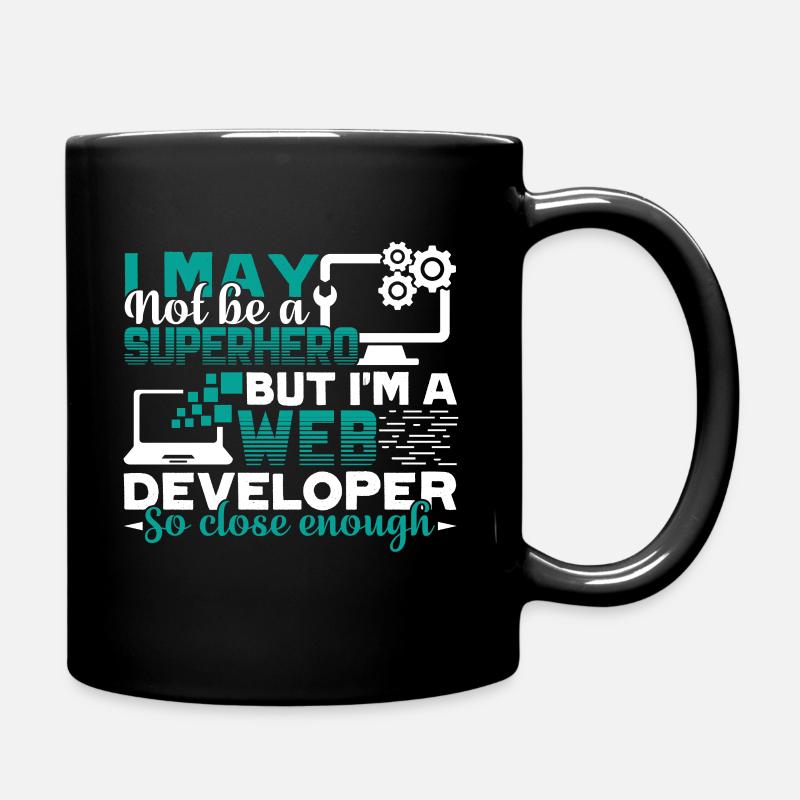 Web Developer I'm A Web Developer - Full Colour Mug - black