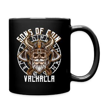 Nordic mythology - Full Colour Mug - black - Right