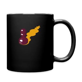 Cadeau de tour de roi reine des échecs cool - Mug uni - noir - Droite