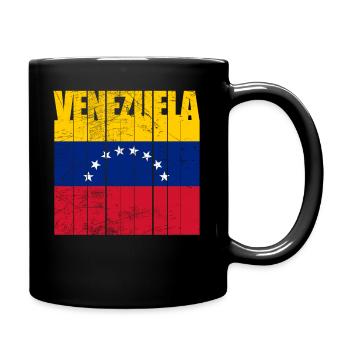 Venezuela flag - Full Colour Mug - black - Right