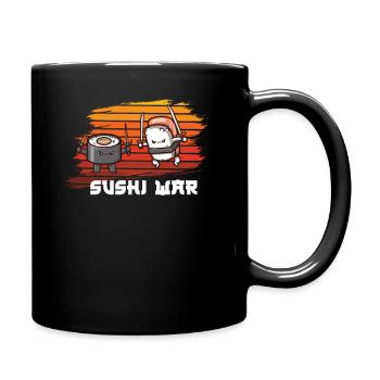 Sushi - Tasse einfarbig - Schwarz - Rechts