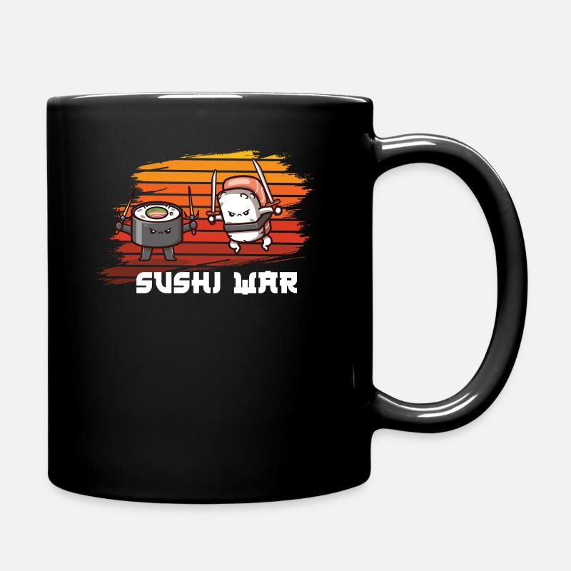 Sushi - Tasse einfarbig - Schwarz