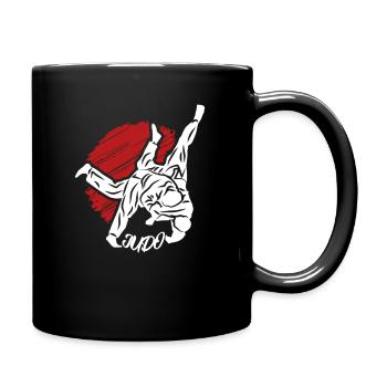 Judo throw fights for your club - Full Colour Mug - black - Right