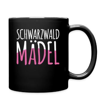 Schwarzwald - Tasse einfarbig - Schwarz - Rechts
