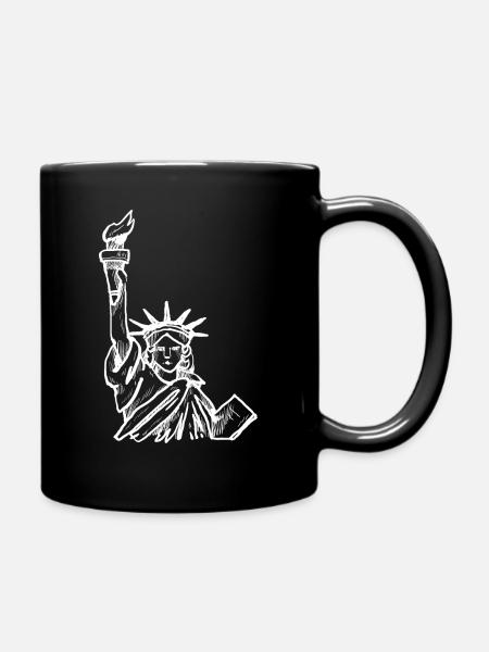 Statue de la liberté USA - Mug uni - noir