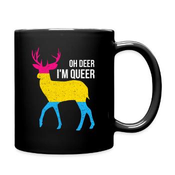 Pansexual Queer - Full Colour Mug - black - Right