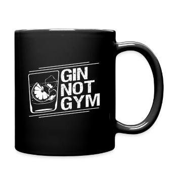 Gin et pas Gym - Mug uni - noir - Droite