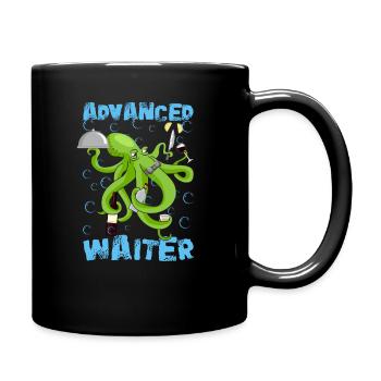 Funny sayings for waiter, waitress, waitress - Full Colour Mug - black - Right