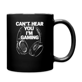 Gaming - Geschenk für Spieler - eSport - Tasse einfarbig - Schwarz - Rechts