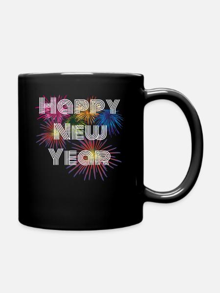 Bonne année, bonne année, bonne année - Mug uni - noir