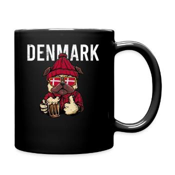 Denmark - Full Colour Mug - black - Right