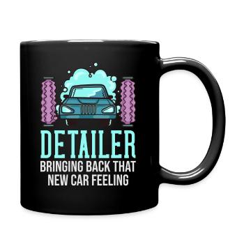 Préparation de voiture lavage de voiture nettoyage de véhicule - Mug uni - noir - Droite
