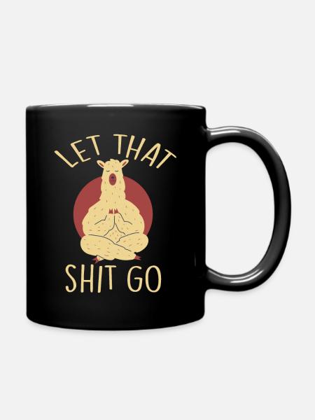 namaste - Full Colour Mug - black