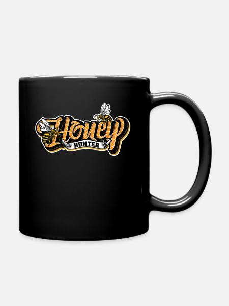 Honey Hunter Beekeeper Honey Bee - Tasse einfarbig - Schwarz