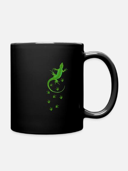 Amant de gecko propriétaire de reptile lézard drôle - Mug uni - noir