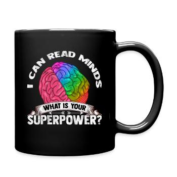 psychologe - Tasse einfarbig - Schwarz - Rechts