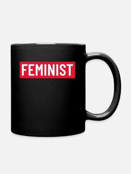 FEMINIST - Tasse einfarbig - Schwarz