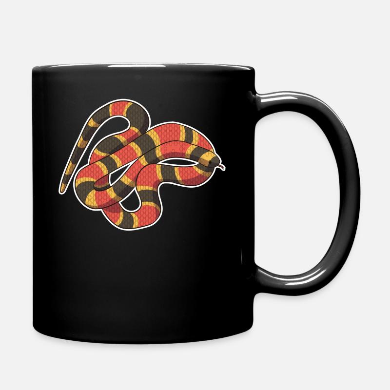 Serpent reptile serpents serpent messieurs - Mug uni - noir