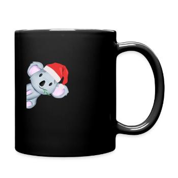 Bonnet de Noel Koala - Mug uni - noir - Droite