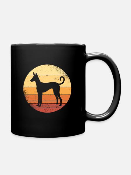 Graphique de chien espagnol Podenco - Mug uni - noir