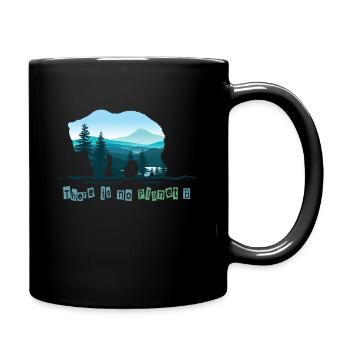 Ours There is no Planet B - Mug uni - noir - Droite