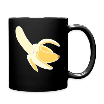 Banane Fruits Amoureux de banane Banane Hommes - Mug uni - noir - Droite