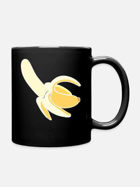 Banana Fruit Banana Lovers Banana Men - Full Colour Mug - black