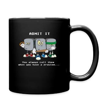Informatiker Programmierer Strg Alt Entf Computer - Tasse einfarbig - Schwarz - Rechts