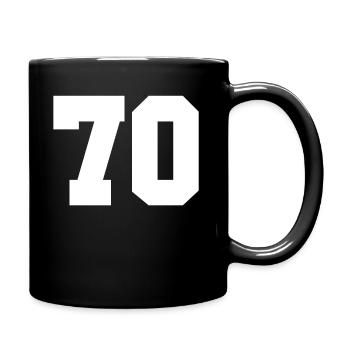 70 - Mug uni - noir - Droite